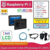 KIT-5E(128)  Raspberry Pi 5 (8GB RAM) KIT LCD 7 Inch MicroSD 128GB - Complete SET SIAP PAKAI